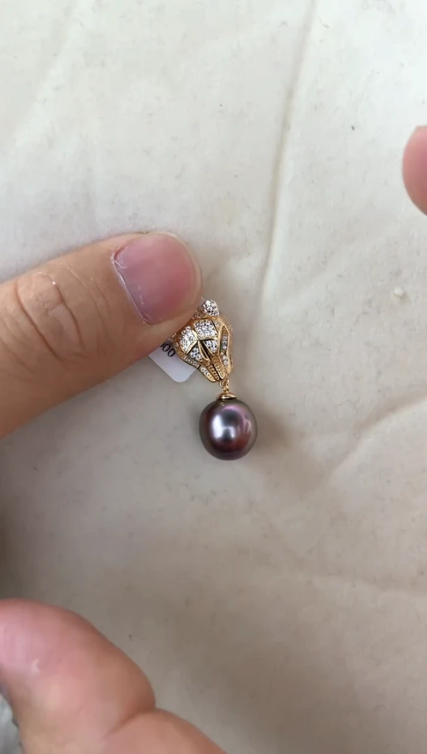 【闪购商品】海水珍珠颈饰银S925镶嵌吊坠