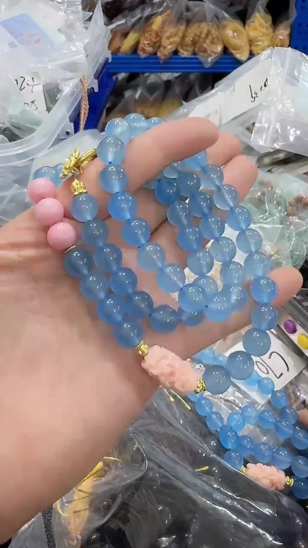 玛瑙/玉髓颈饰合金026
