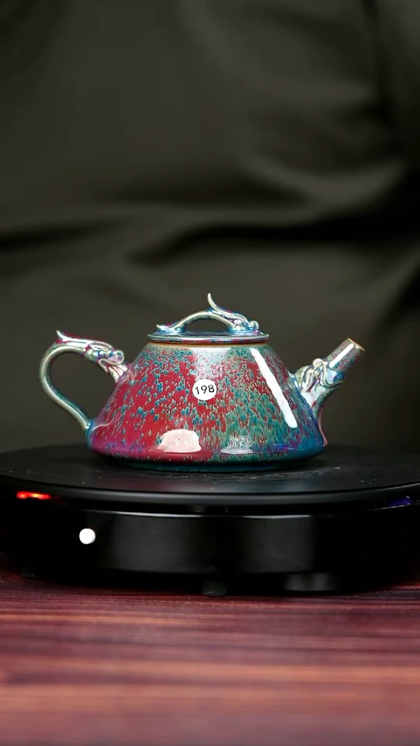 杯子钧瓷198#于大鹏一级品原矿钧瓷龙吟壶