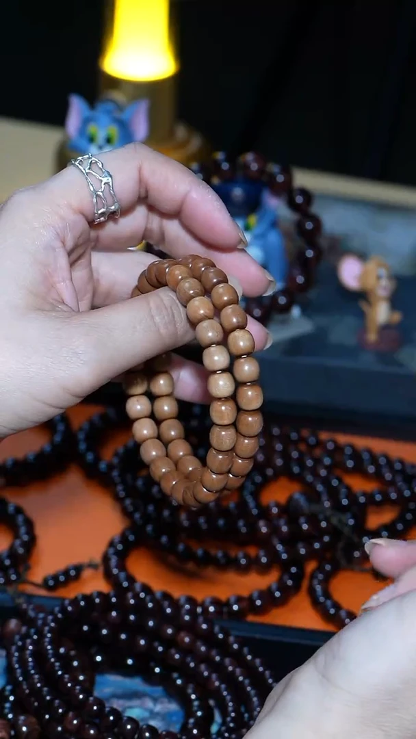 檀香木手串/手链【MOYU】海南黄花梨 8*8.5 文玩手串