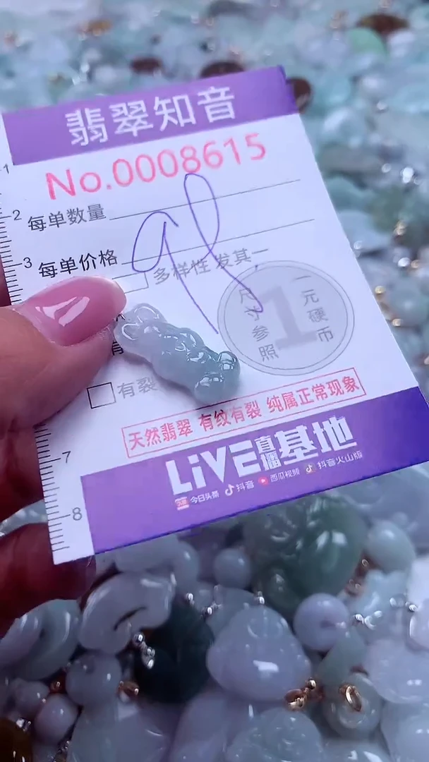 颈饰未镶嵌翡翠8615