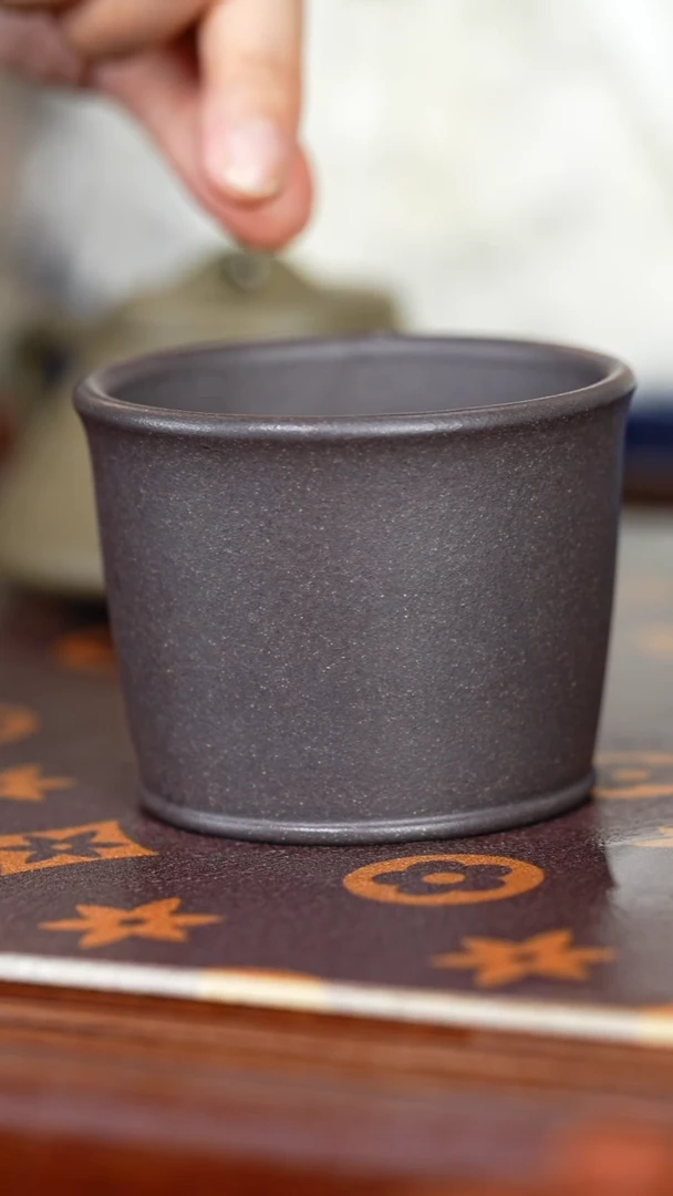 茶壶紫砂顺****财天青平底杯
