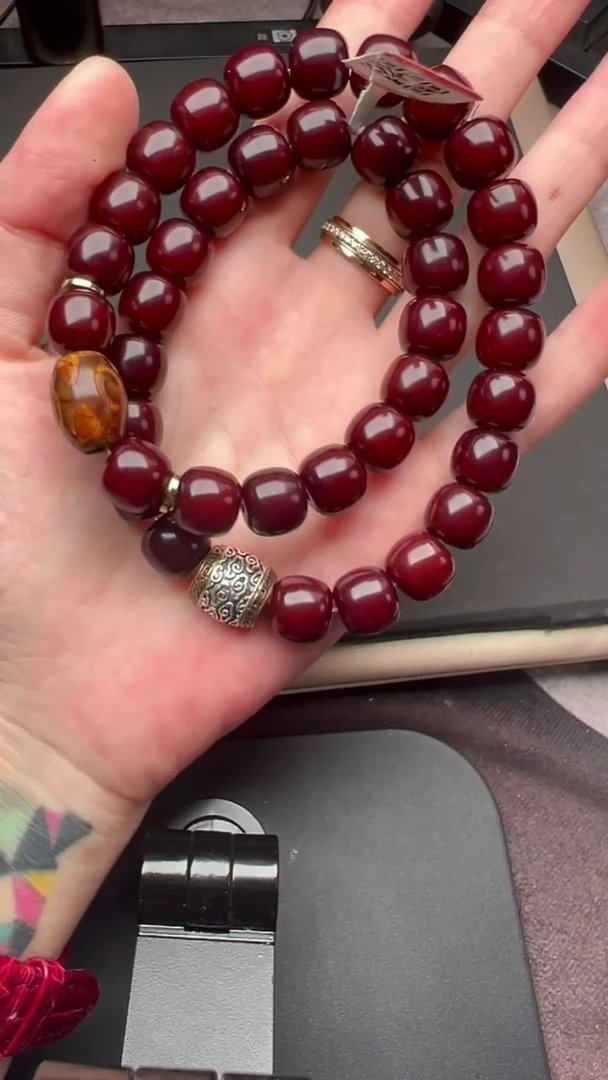 白玉菩提手串FFJMZ500633