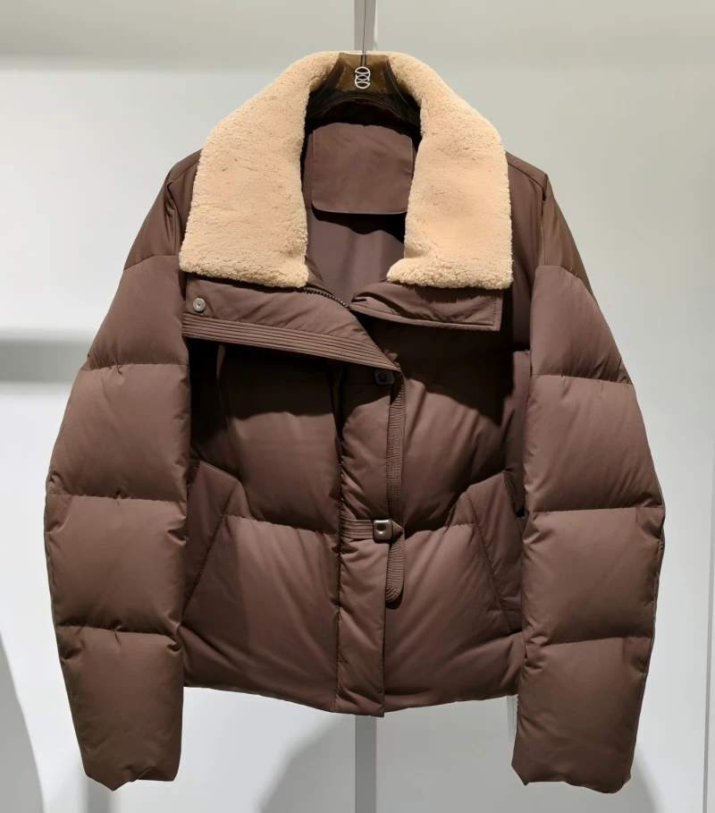 【井上青】JINGSHANG毛毛领羽绒服2098