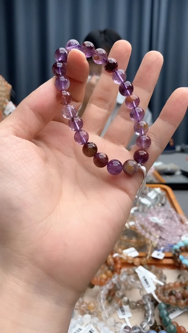 水晶手链未镶嵌紫幽灵