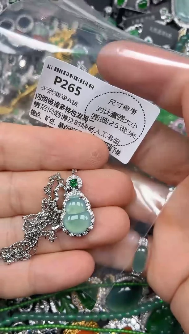 颈饰未镶嵌翡翠P265项链