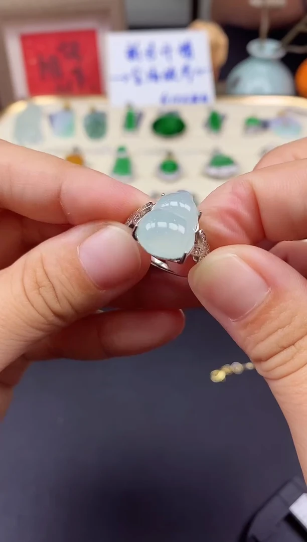 未镶嵌戒指翡翠戒指@@CMT