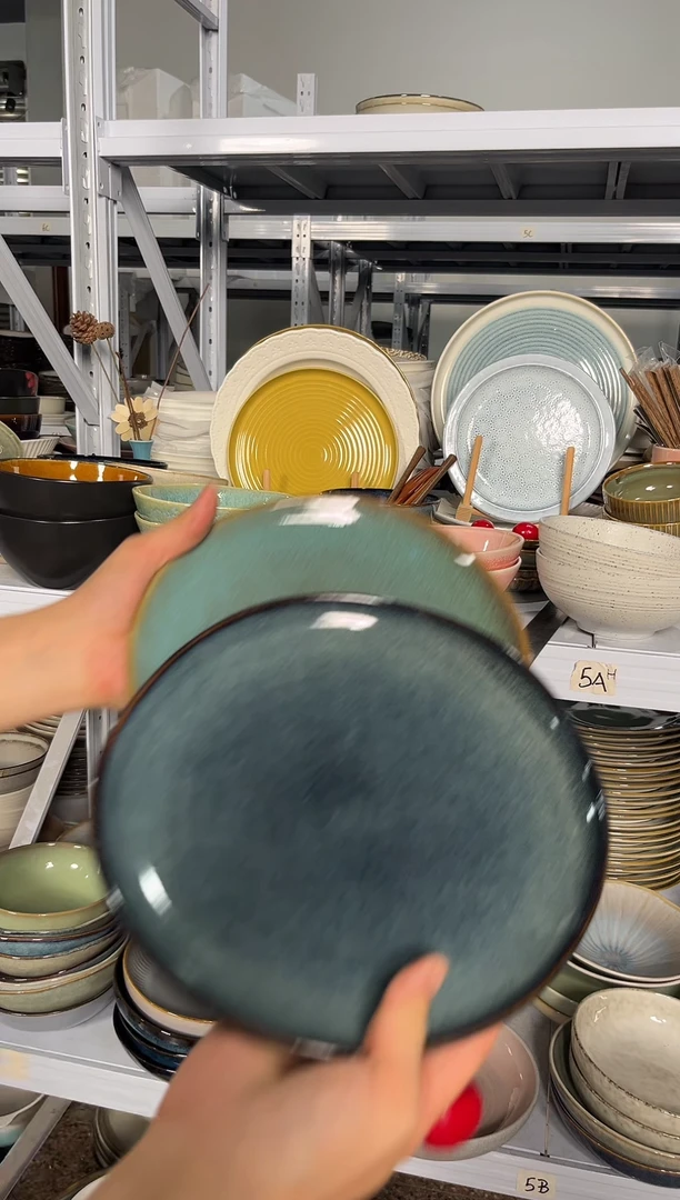 瓷片外贸尾货瑕疵满20包邮X2 小盘组合