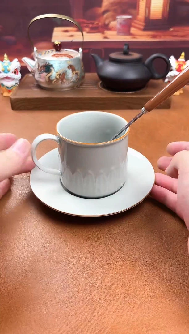 陶瓷茶具摆件旅行套组