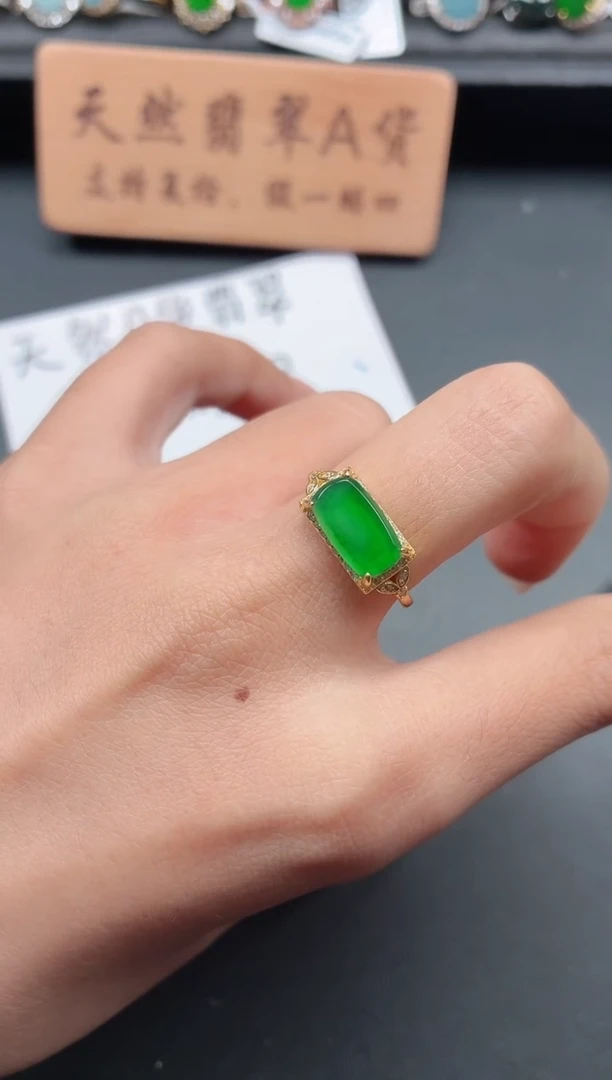 银S925镶嵌戒指翡翠1111111111