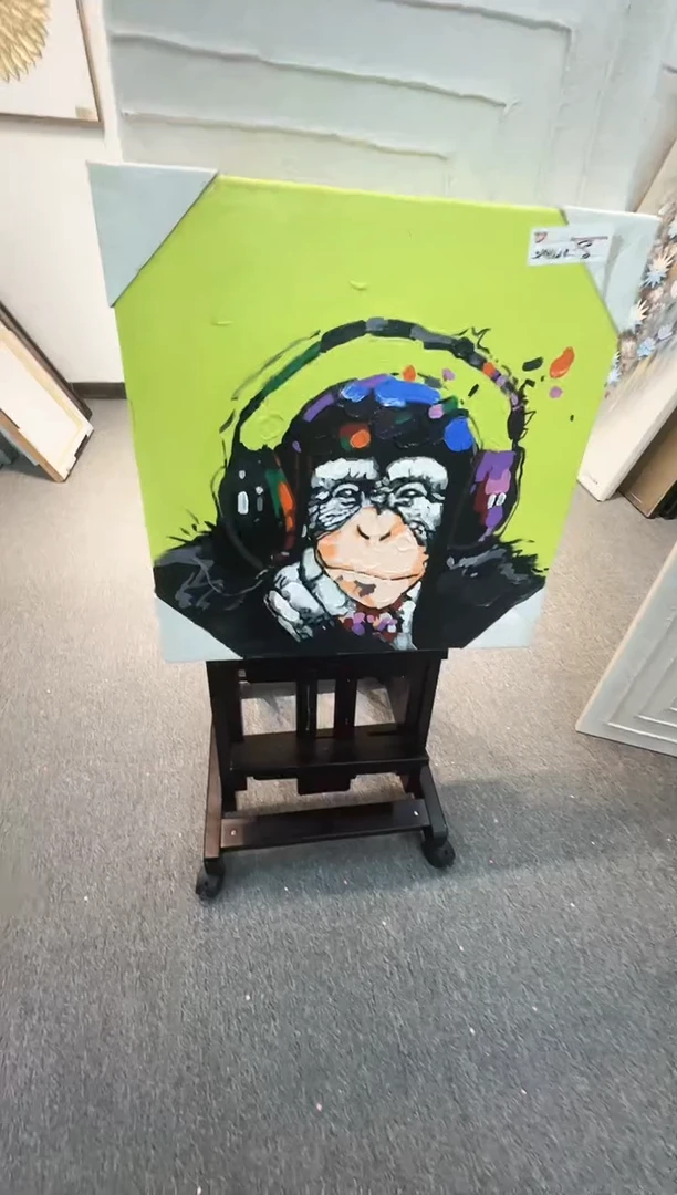168现代艺术装饰画油画50*50