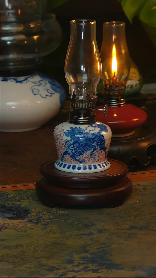 【闪购商品】景德镇陶瓷手工灯摆件