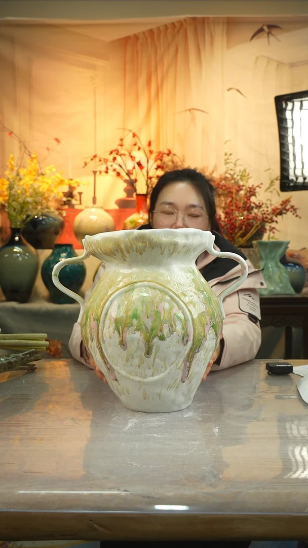 高28口202高温陶瓷花瓶