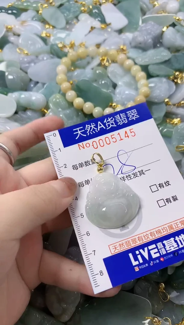 颈饰未镶嵌翡翠天然A货翡翠