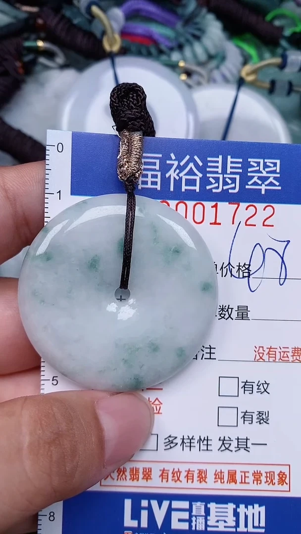 翡翠未镶嵌颈饰...0001722