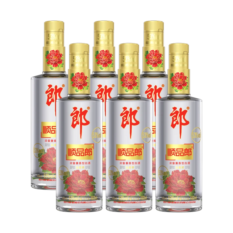 郎酒顺品郎金盖兼香型53度480ml*6
