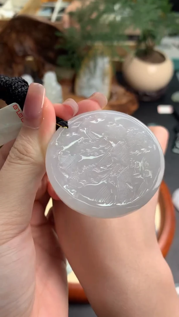 吊坠(不含链)未镶嵌翡翠翡翠饰品-121