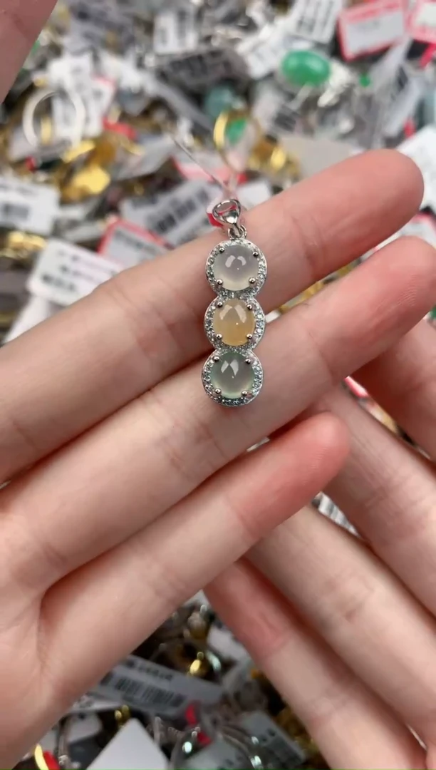 银S925镶嵌戒指翡翠131313----1