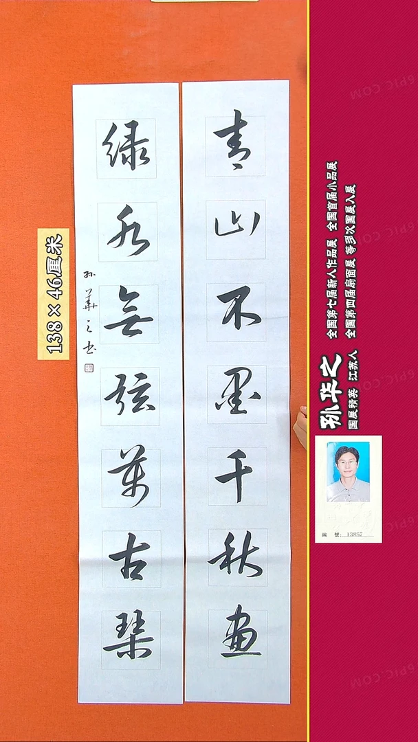 书法216D孙华之书法作品