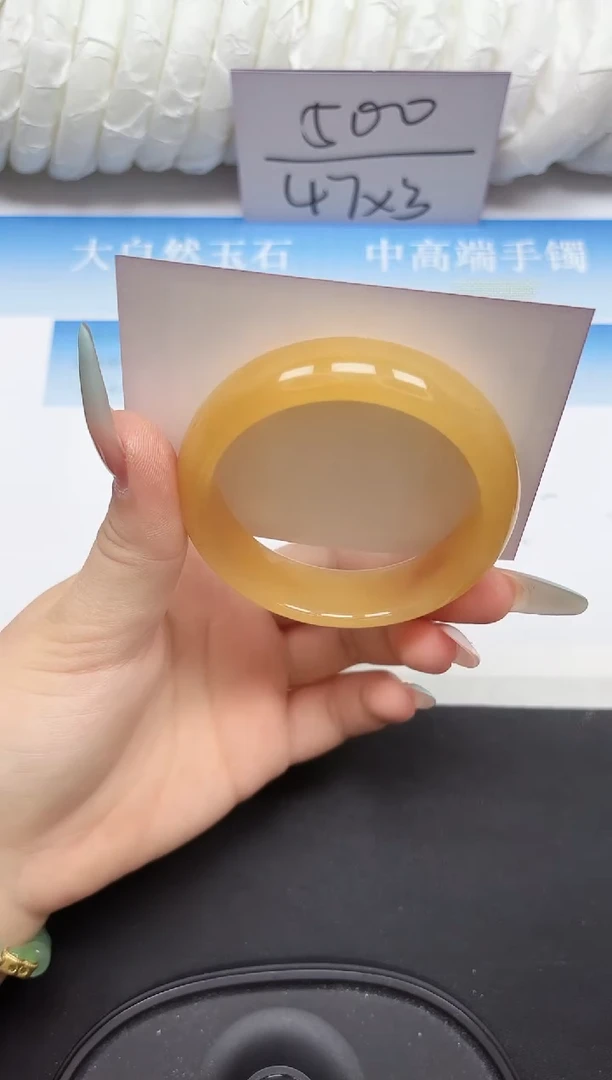 未镶嵌手镯石英质玉16-55