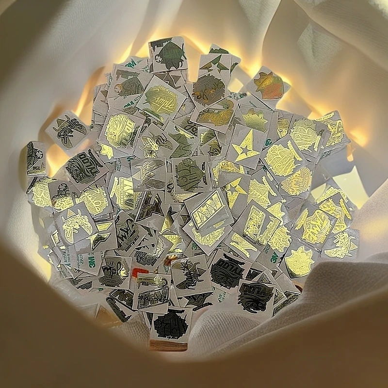 【连连看】 古古漫漫CS野荷连连看玩法饰品/周边可爱金贴创意复古