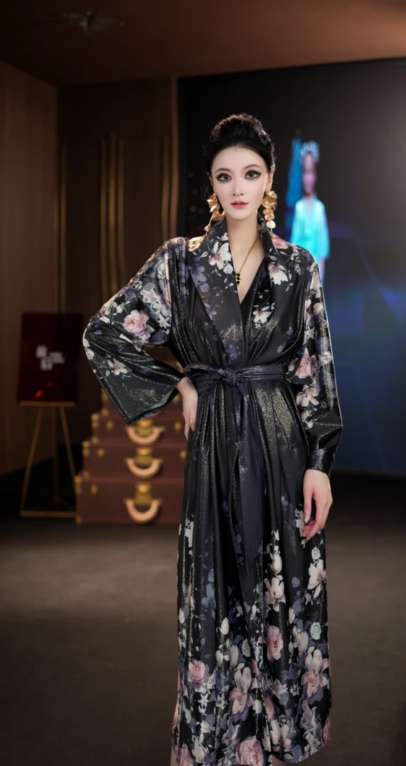 YINGHOU【曼曼】高贵轻奢气质新款优雅秋季轻奢风衣外套62990