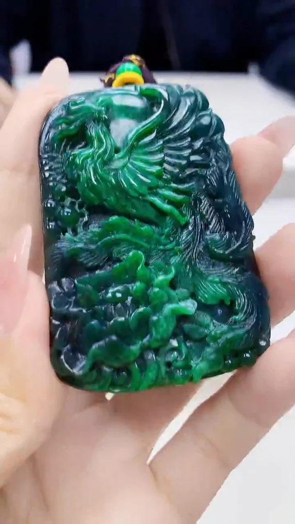 未镶嵌定制翡翠4688ty-毛货挂件78