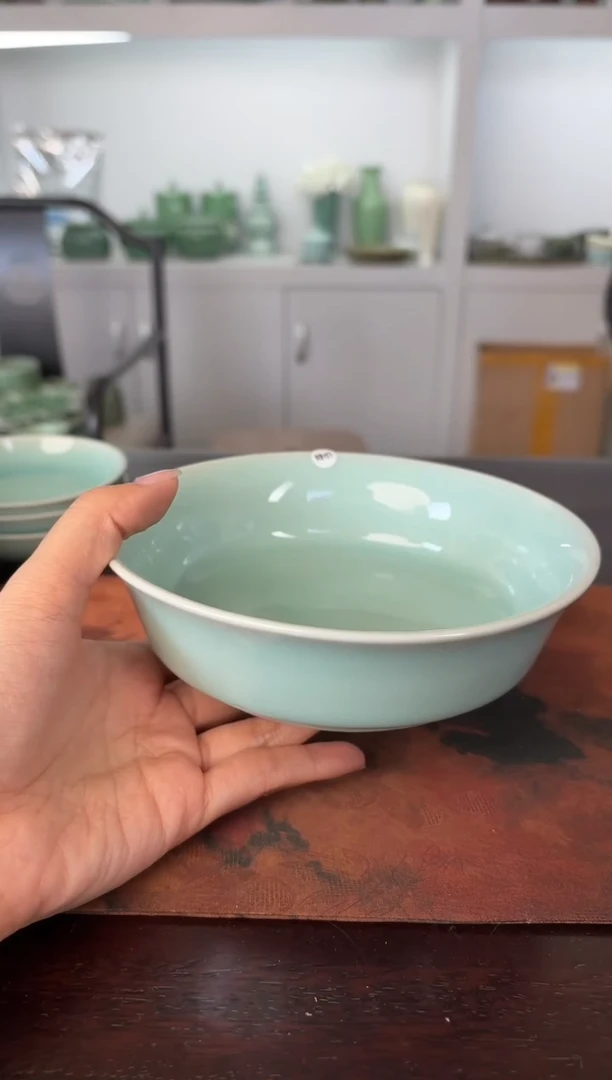 云间青瓷 小米茶器   粉青