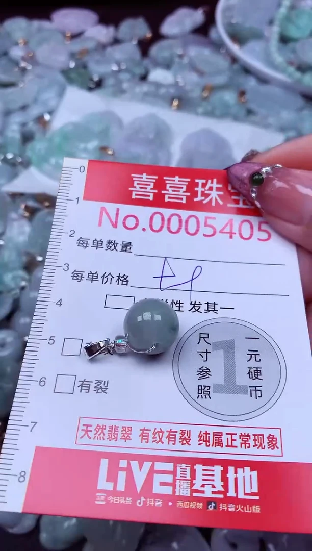 吊坠(不含链)未镶嵌翡翠5405