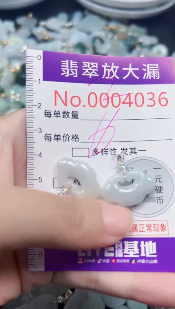 颈饰未镶嵌翡翠4036