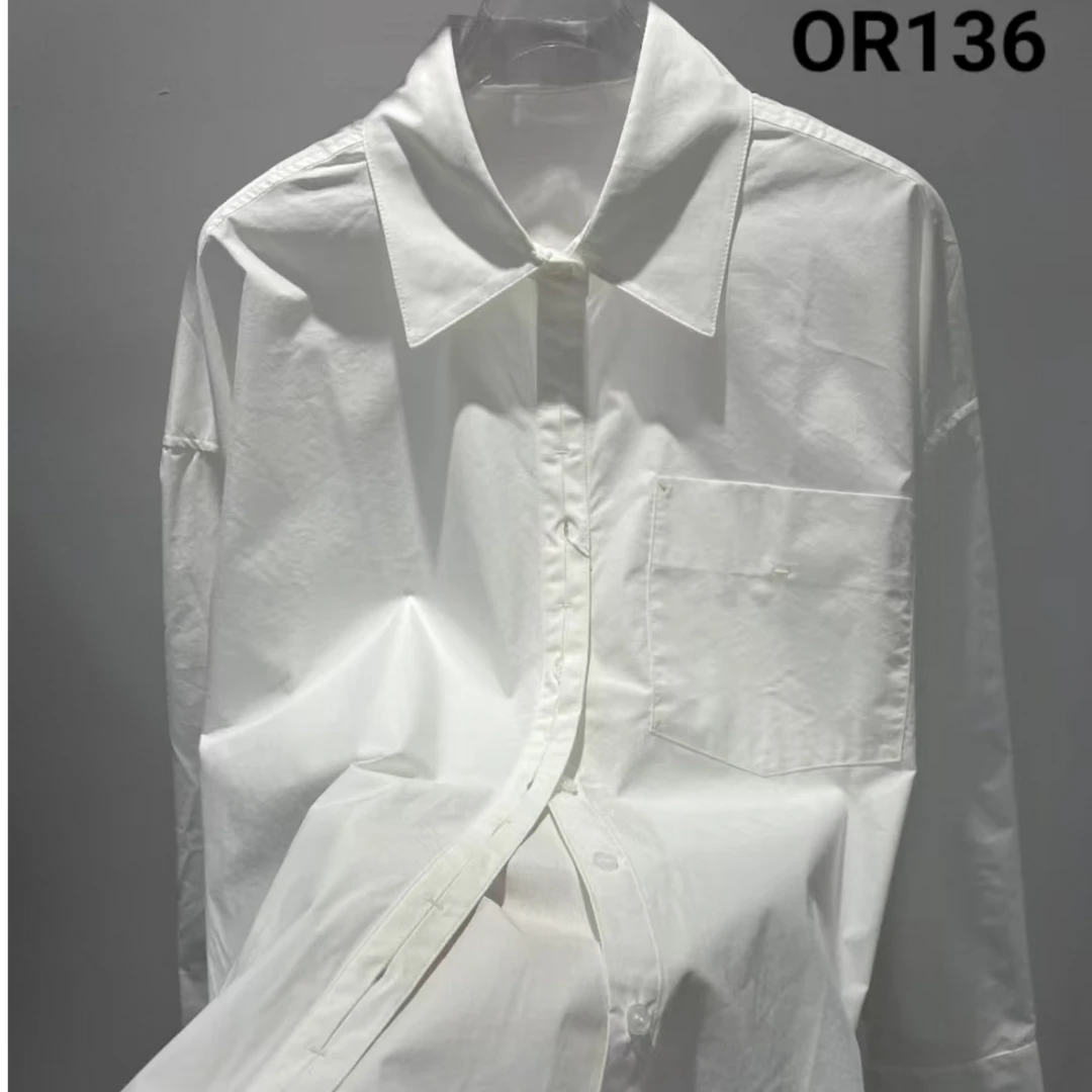 0216-01   女款气质时尚百搭纯色衬衣衬衫  KYS  OR 136