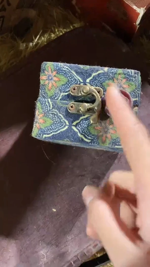 香榧木闷包小蓝盒子