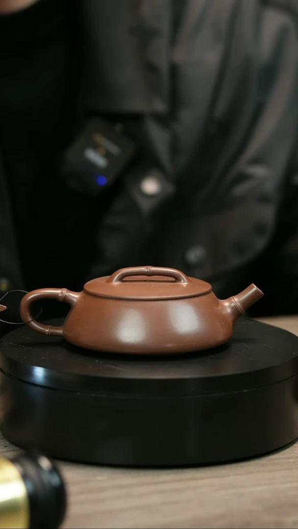 茶壶紫砂庆H1458赵信军竹节瓢