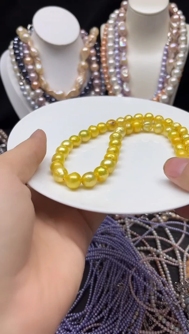 淡水珍珠未镶嵌颈饰多人