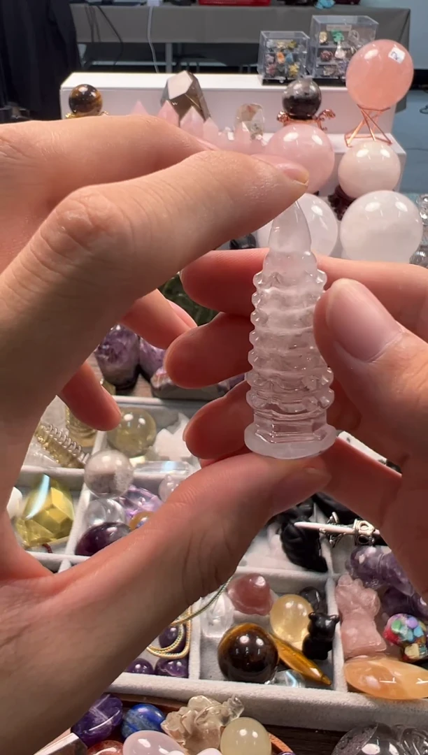 未镶嵌珠宝半成品水晶M308 约5.1cm