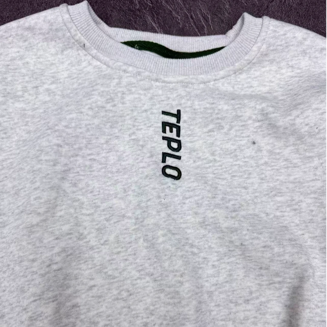 F12D七色“TEPLO竖字母”圆领卫衣