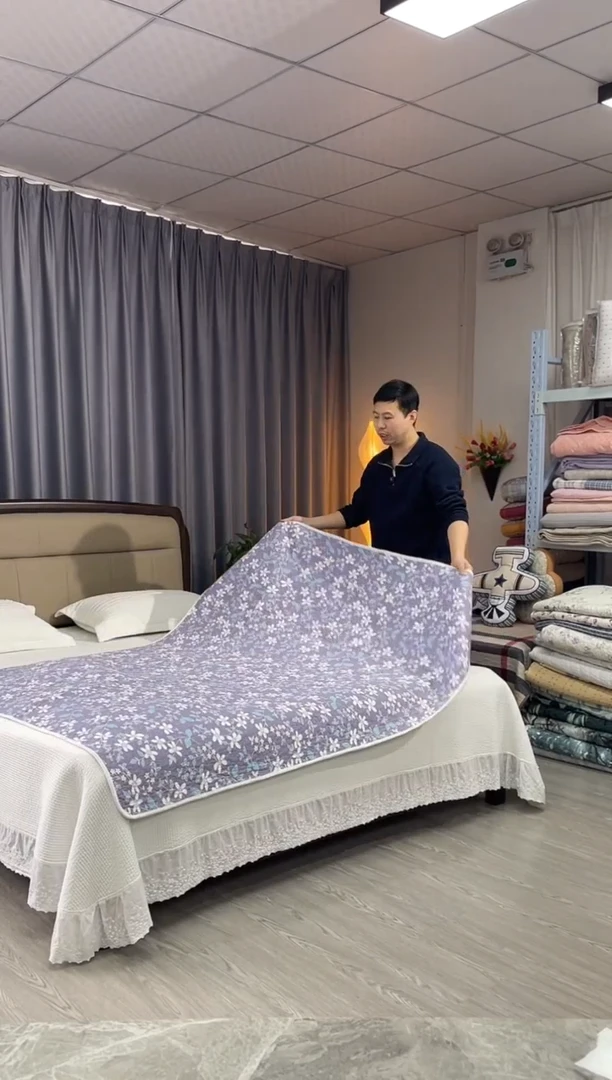 棉140cm*180cm 雪莲花