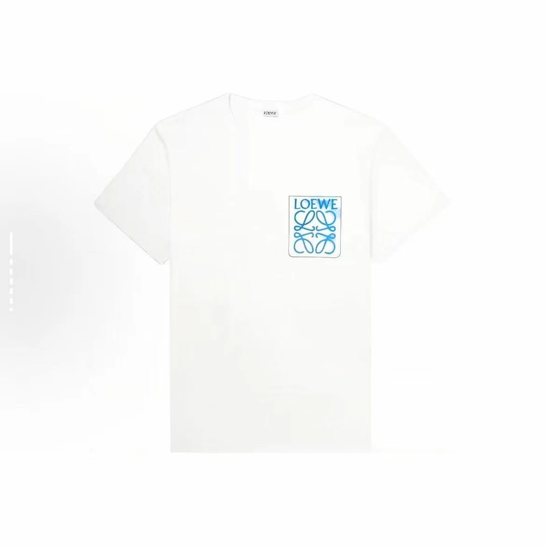 全新未使用 LOEWE/罗意威 LOEWE图案刺绣圆领短袖