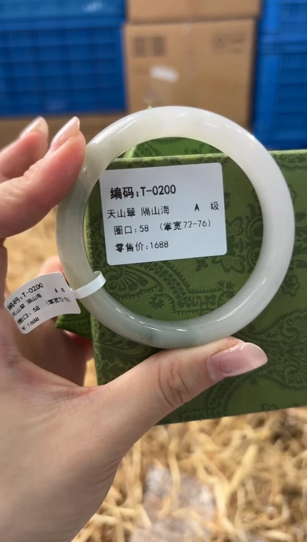 未镶嵌手镯石英质玉T-0200