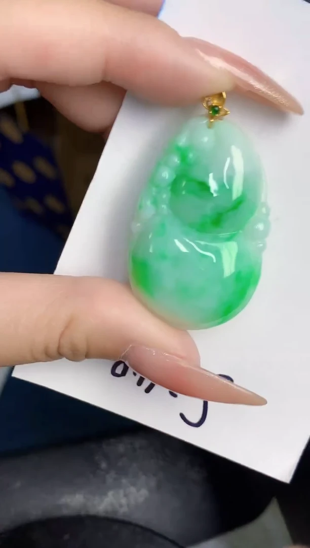 【闪购商品】翡翠颈饰18K金镶嵌000000000