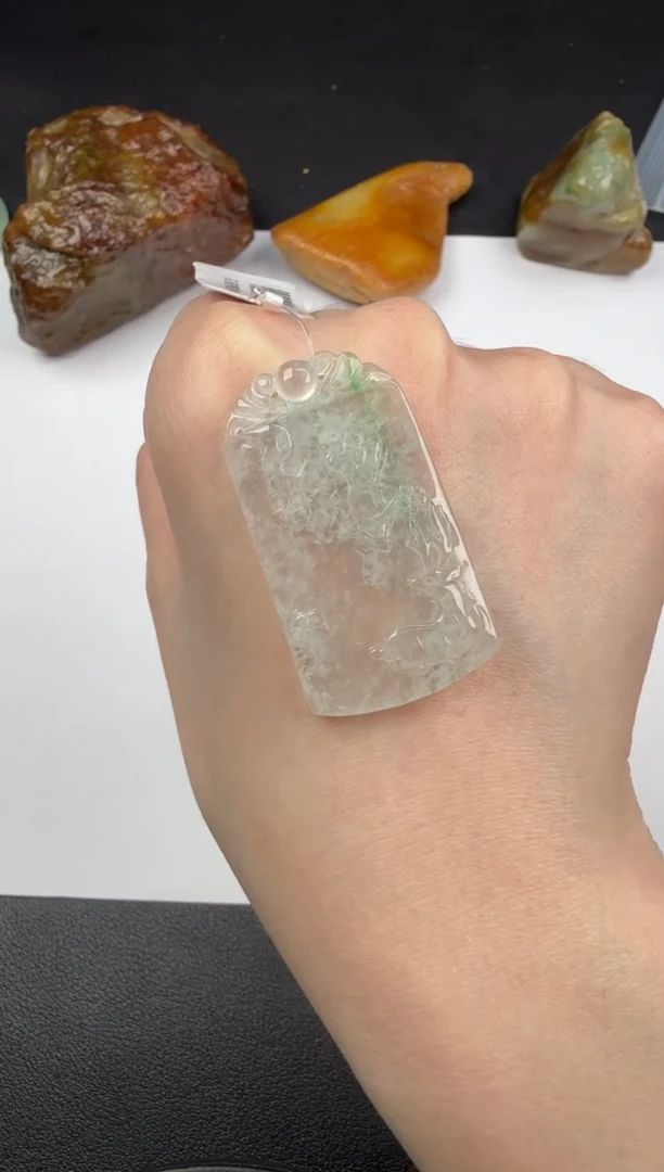 吊坠(不含链)未镶嵌翡翠翡翠饰品-141