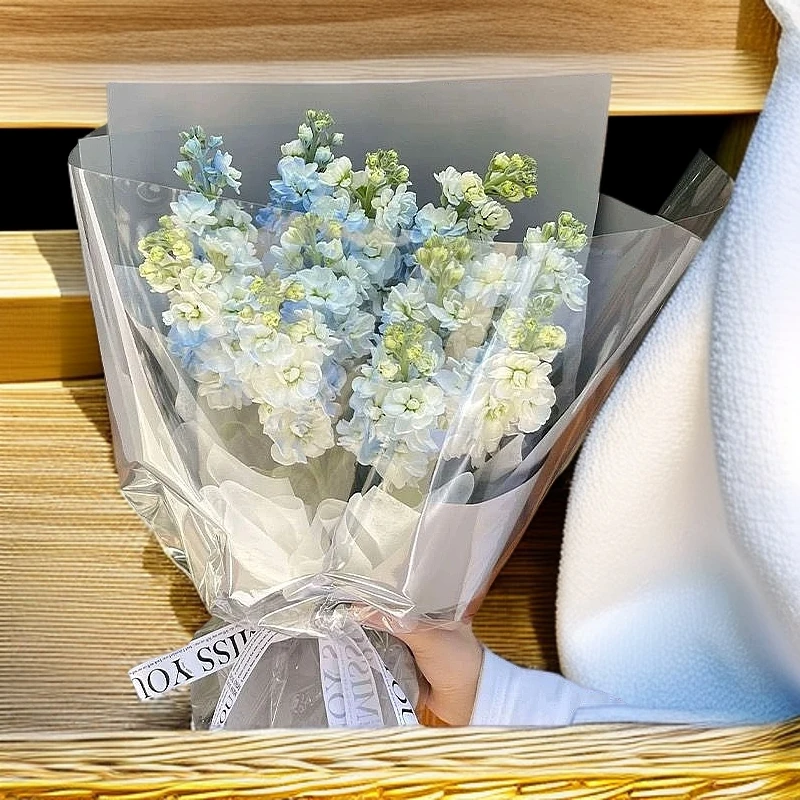 古风紫罗兰花束逼真设计生日定制国风情花束速送