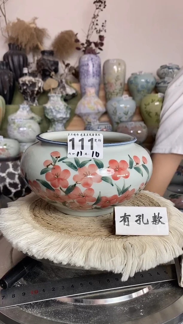 瓷韵花盆 手工制品 完美主义者慎拍 111