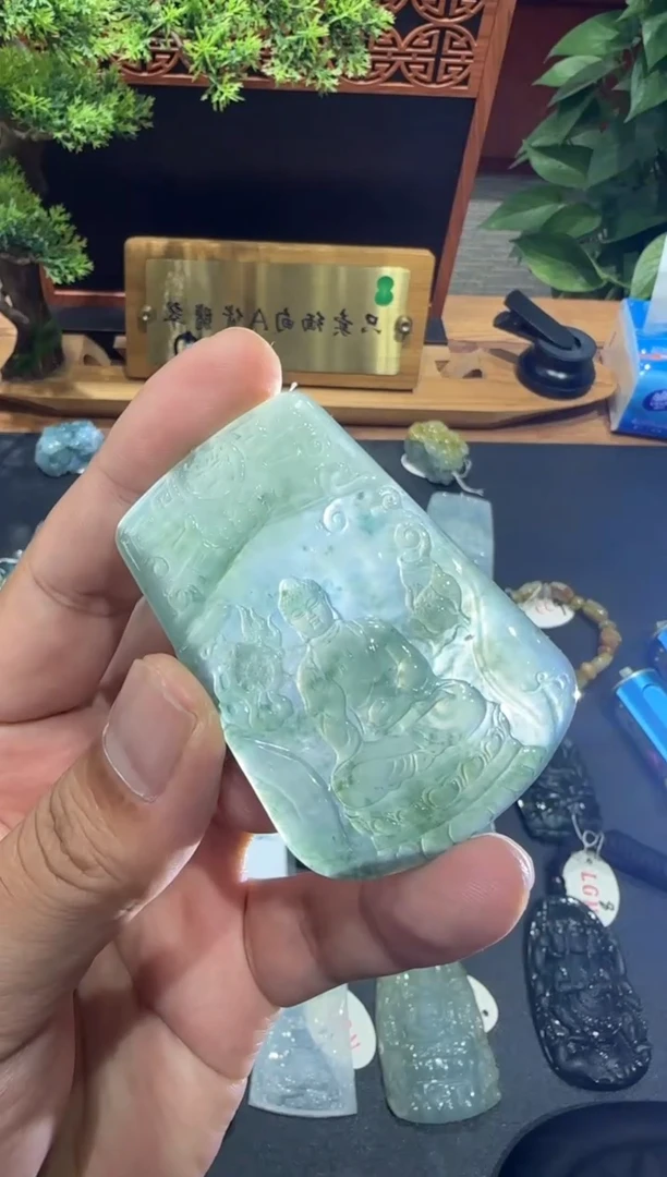未镶嵌挂件翡翠A货翡翠多样性孤品