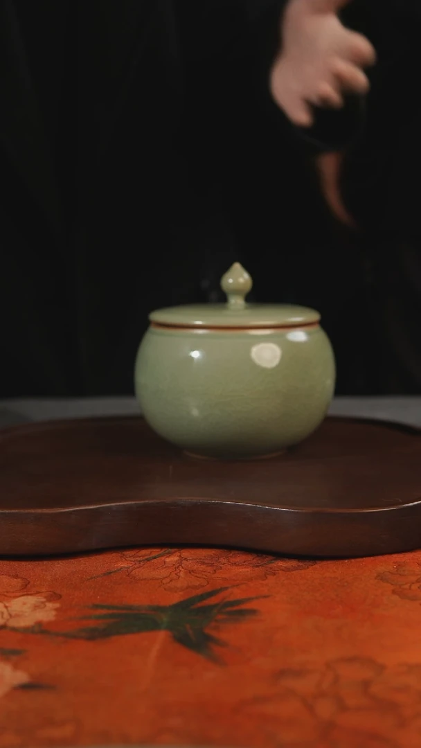 杯子瓷汝州原产地原矿仿古老釉y