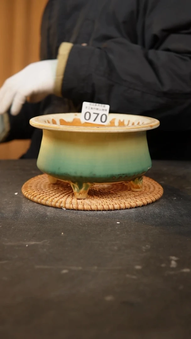 【闪购商品】瓷片070泥泥手工花盆