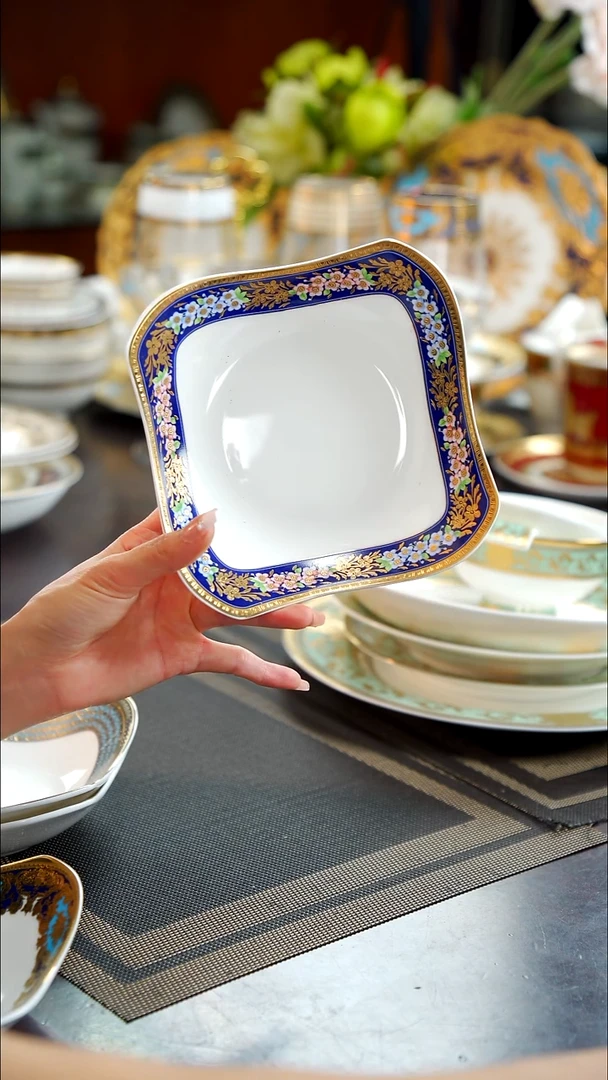 瓷片沙拉碗  2个 福利款