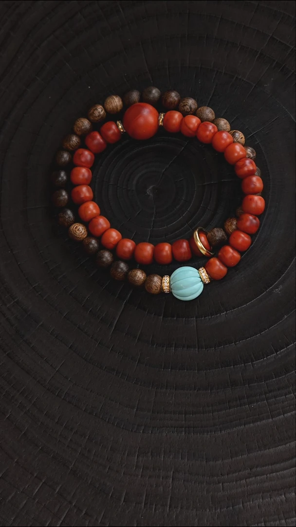 未镶嵌手链南红玛瑙1