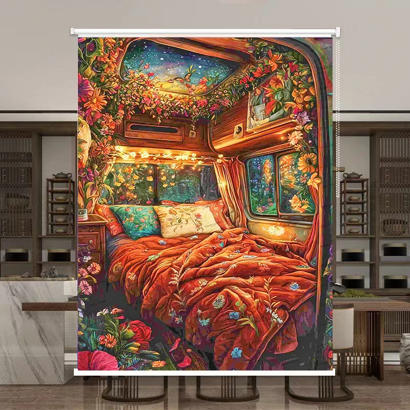 温馨小屋窗帘材料包75x120（45零）