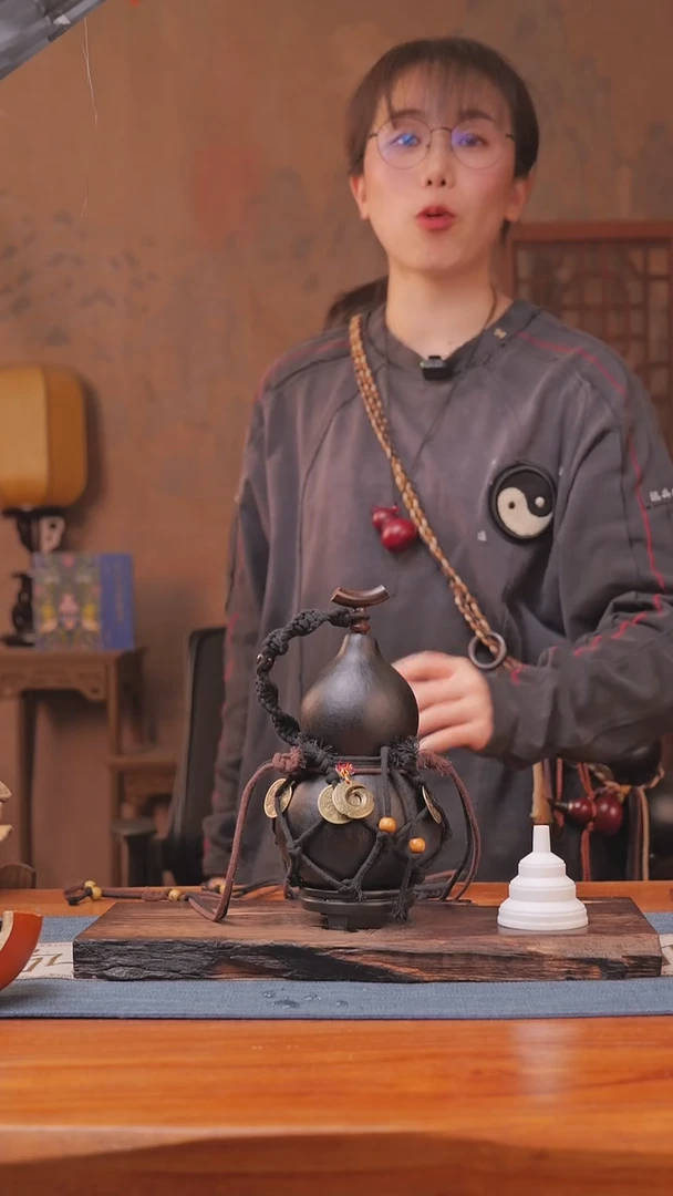 1063号链接精品大漆葫芦现货现发[一物一拍]